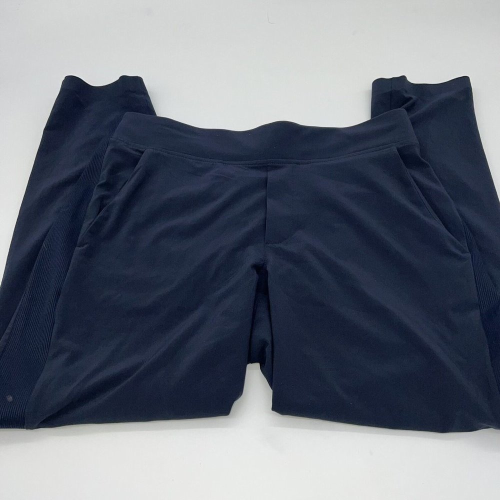 ATHLETA Womens 4p Brooklyn Ankle Pant Navy Travel Joggers 198671 Trouser